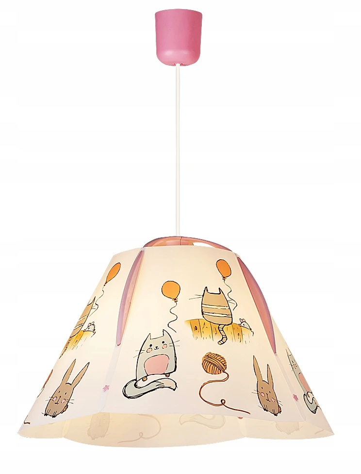 Lampa sufitowa Rabalux E27 rožinė