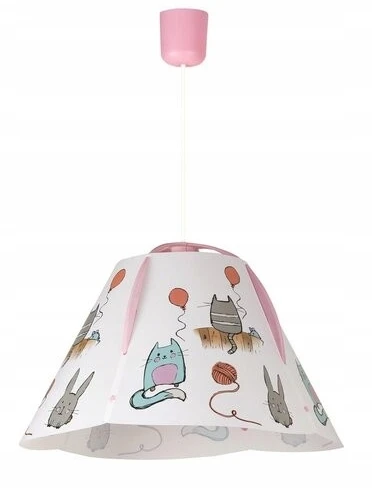 Lampa sufitowa Rabalux E27 rožinė