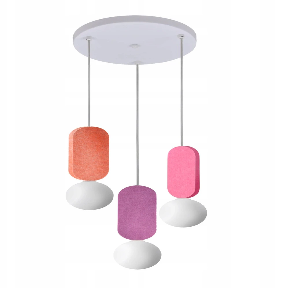 Lampa wisząca BALLO 3xG9 kolorowa do pokoju dziecka Light Prestige