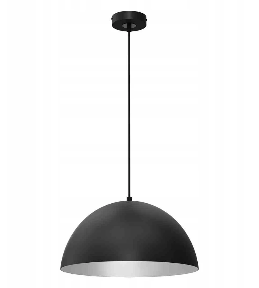 Pakabinamas šviestuvas Lampa wisząca BETA Juodas/Baltas 1xE27 35cm MLP8954 - Milagro