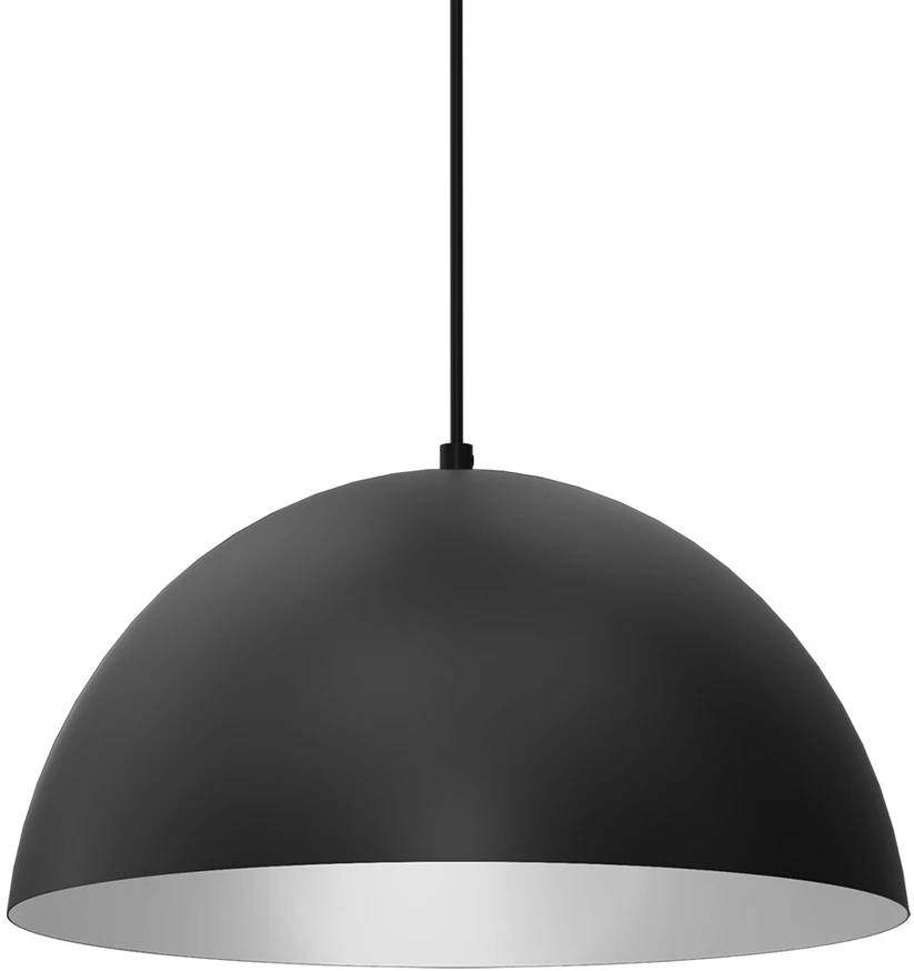 Pakabinamas šviestuvas Lampa wisząca BETA Juodas/Baltas 1xE27 35cm MLP8954 - Milagro