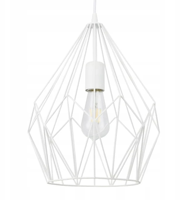 LAMPA WISZĄCA GOODHOME PHOBETO 1-PUNKTOWA E27 BALTA