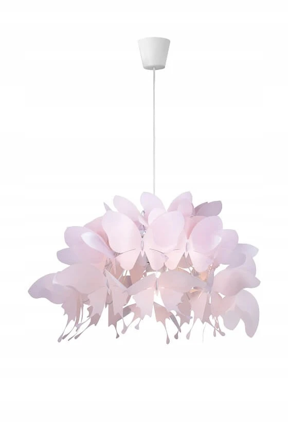 Pakabinamas šviestuvas LAMPA WISZĄCA MOTYLE LIGHT PRESTIGE FARFALLA LP-MD088-3439A/1P BLADY ROŽINĖ