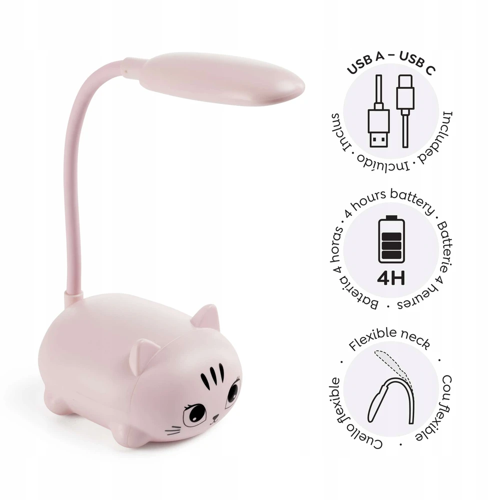 Lampka LED Miquelrius - Rožinė Kotek