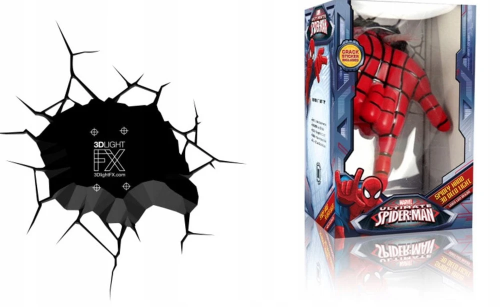 Lampka Marvel Spider-Man 3D - ręka