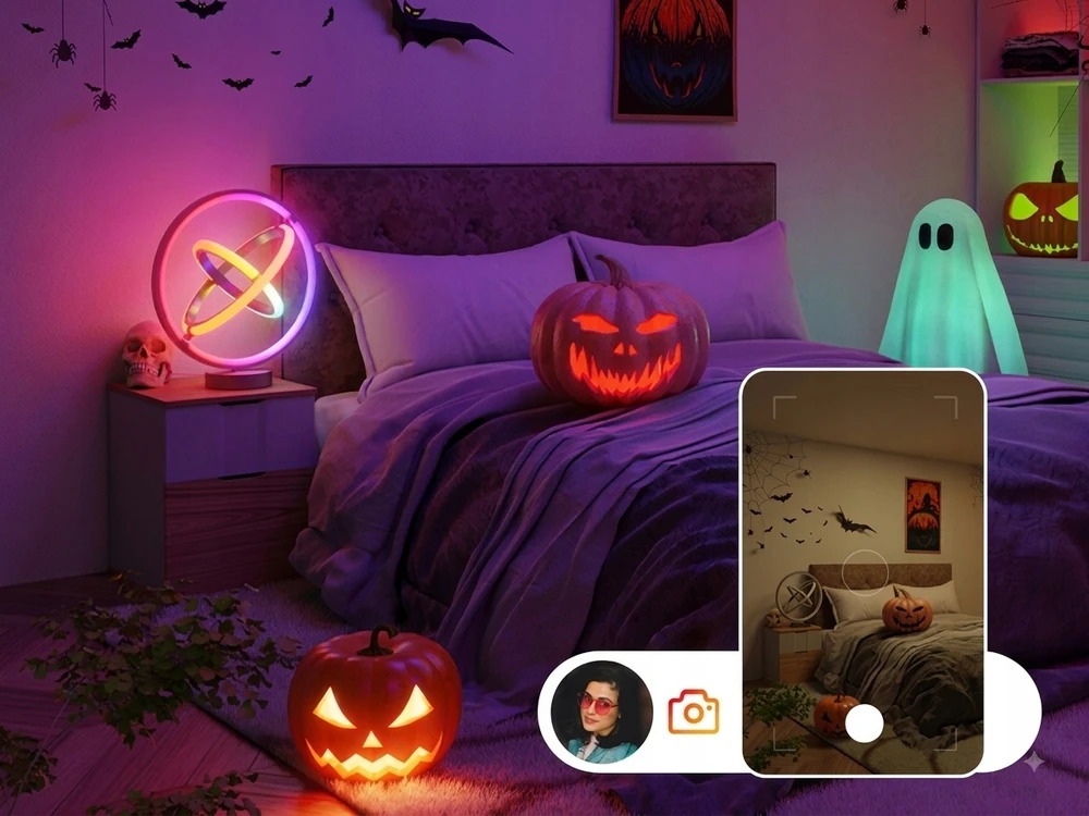 Lampka na Biurko Biurkowa Nocna do Sypialni LED RGB IC Smart Wifi APP Lepro