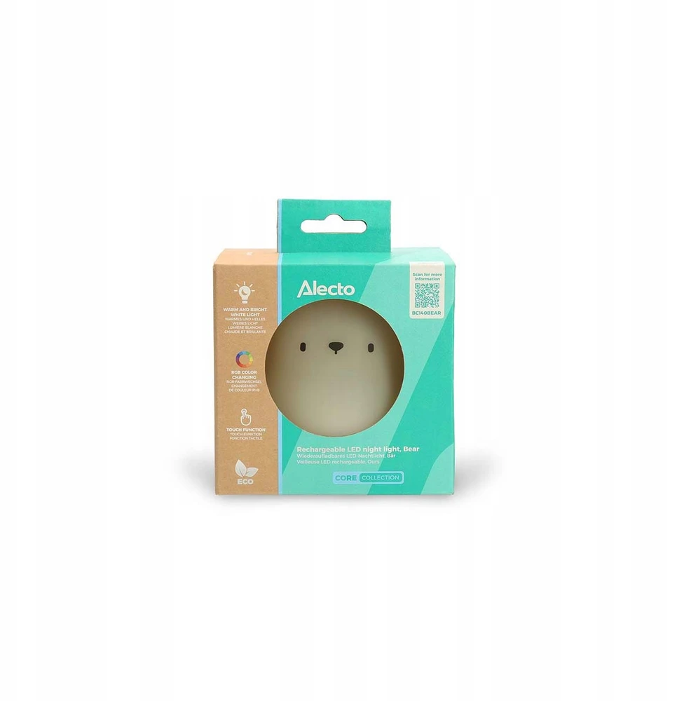 Lampka nocna Alecto LED su akumulatorem, Meškiukas