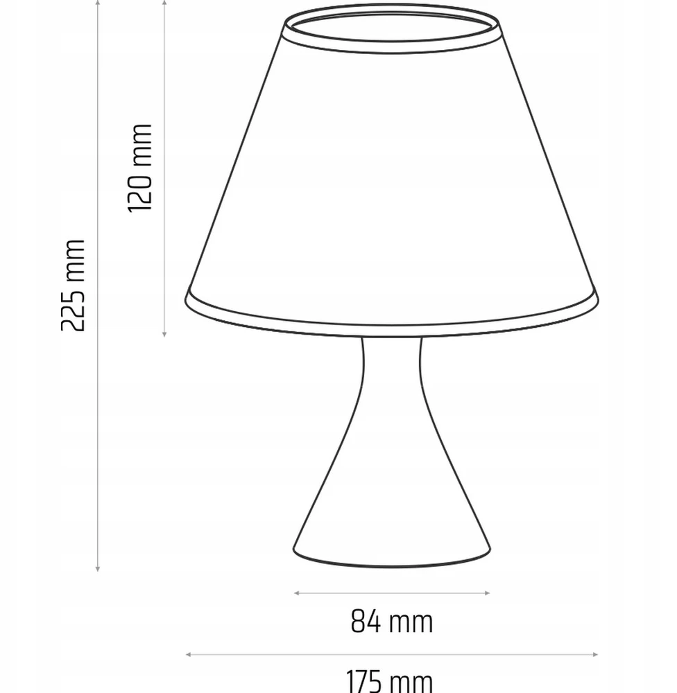Lampka nocna Hellux juoda