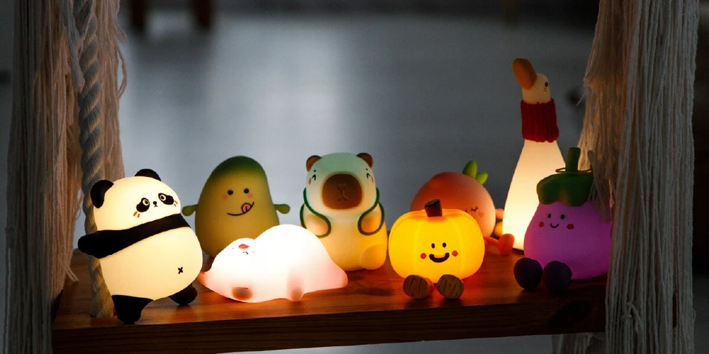 Lampka nocna INNOGIO GIOegplant Bakłażan GIO-147