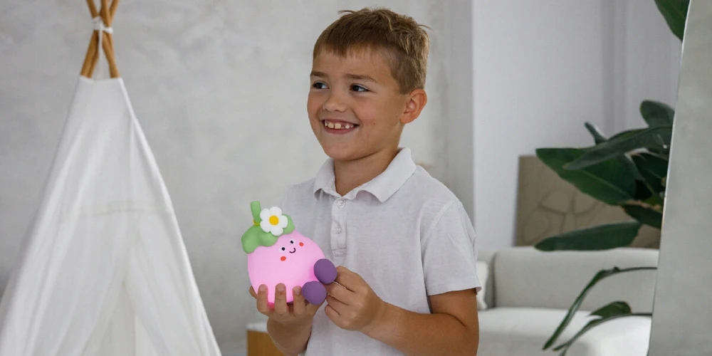 Lampka nocna INNOGIO GIOegplant Bakłażan GIO-147