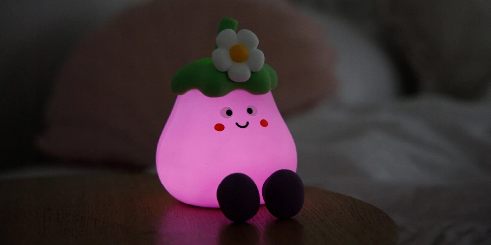 Lampka nocna INNOGIO GIOegplant Bakłażan GIO-147