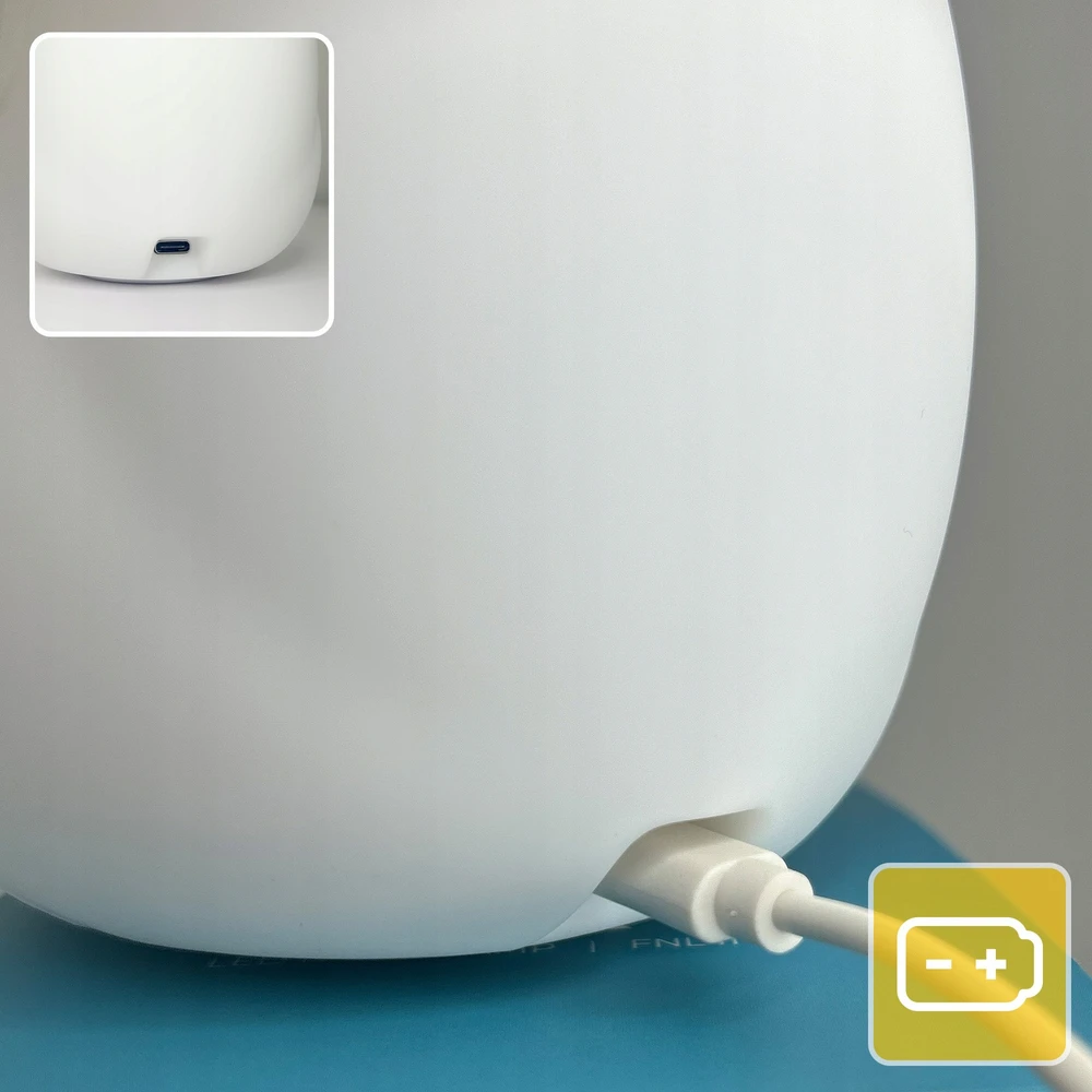 Lampka Nocna LED Kaczuszka Silikonowa – Miękka, Dotykowa, Ładowana USB-C