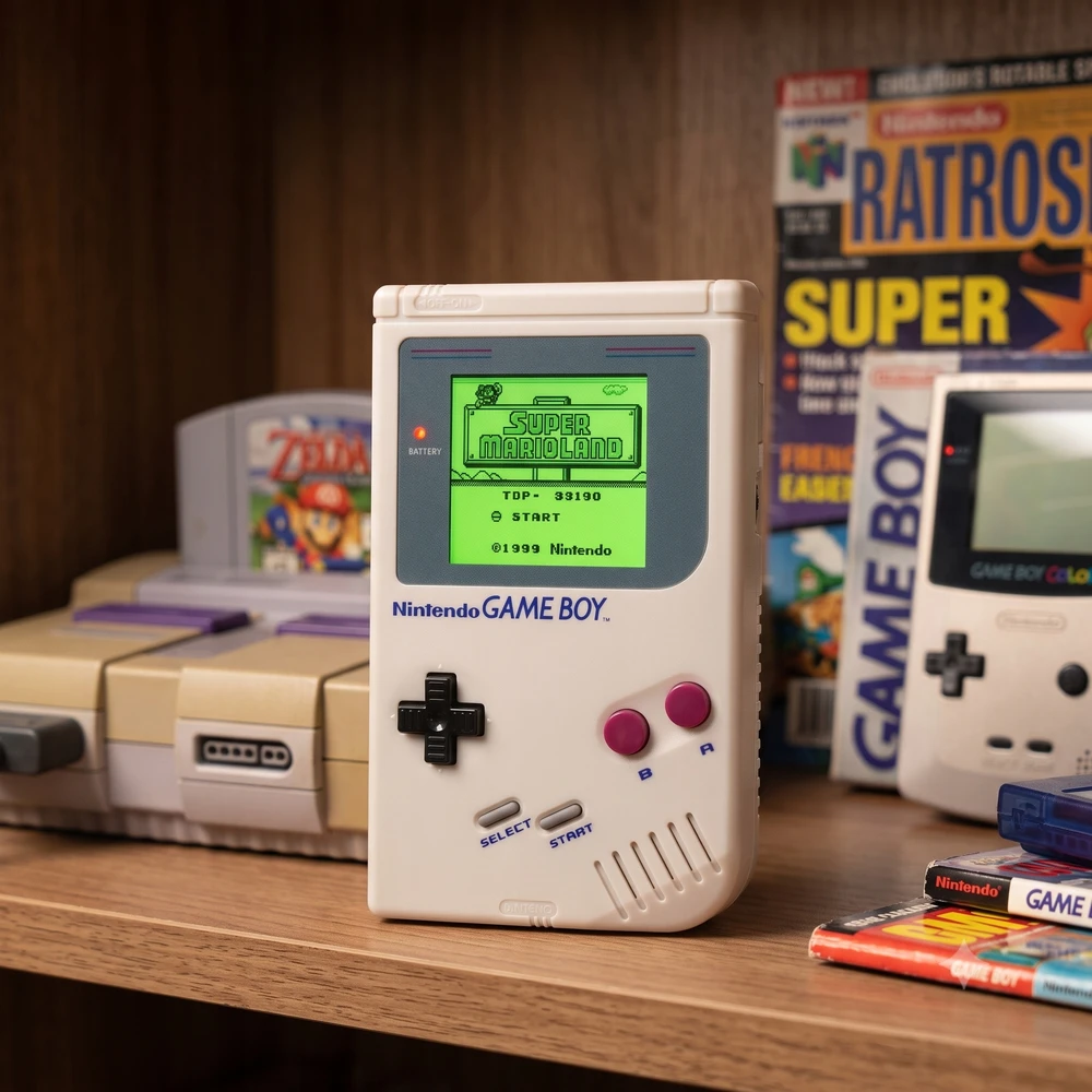 Lampka Nocna LED Nintendo Gameboy Paladone Pixel Retro Ozdoba Pokoju
