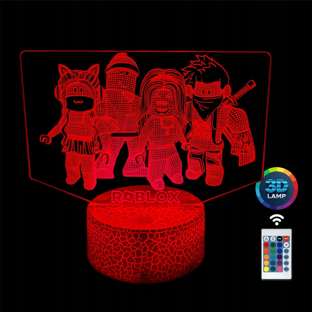 Lampka nocna Roblox 3D LAMP LED