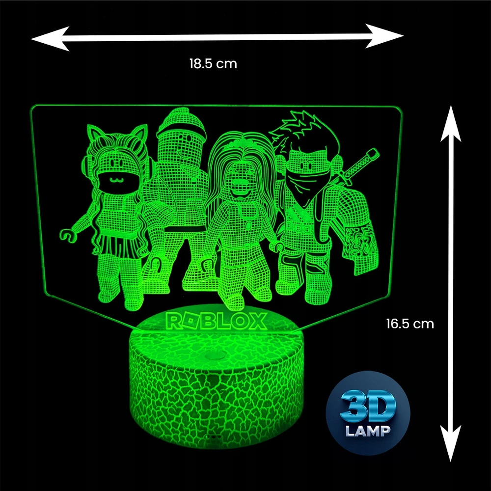 Lampka nocna Roblox 3D LAMP LED