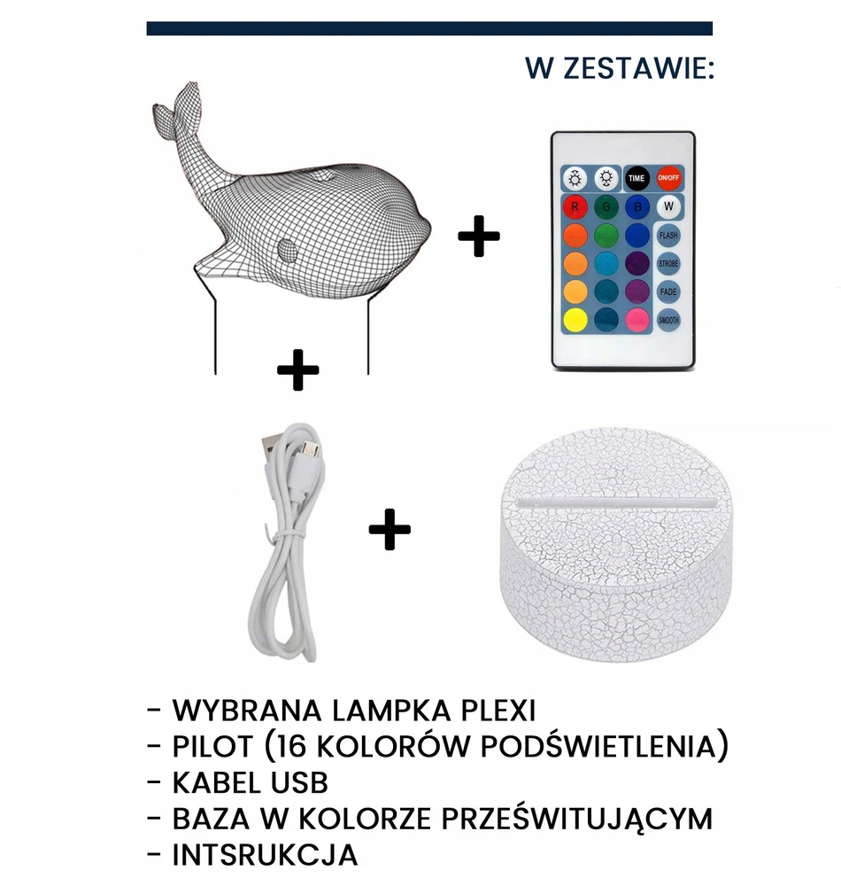 Lampka nocna Samochód Audi 3D LAMP LED