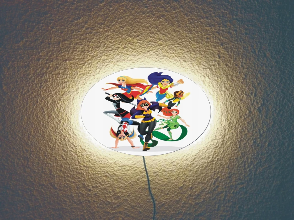 Lampka ścienna DC SUPER HERO GIRLS pilot