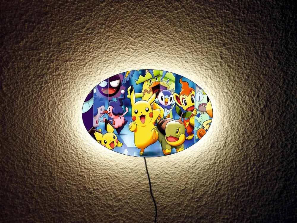 Lampka ścienna POKEMON pilot