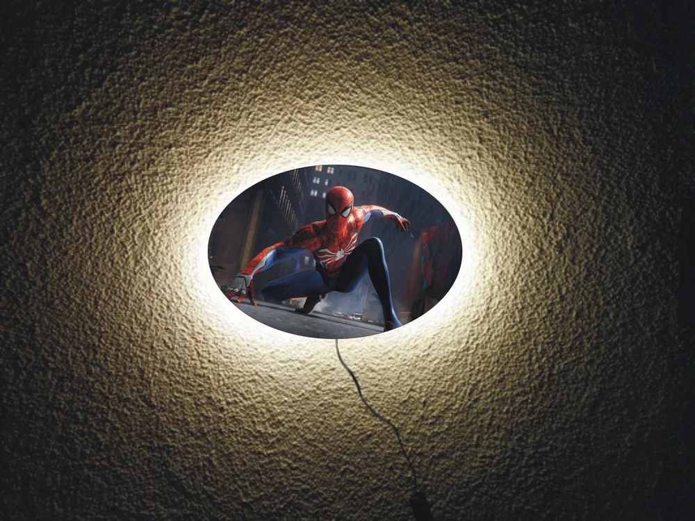 Lampka ścienna SPIDERMAN pilot