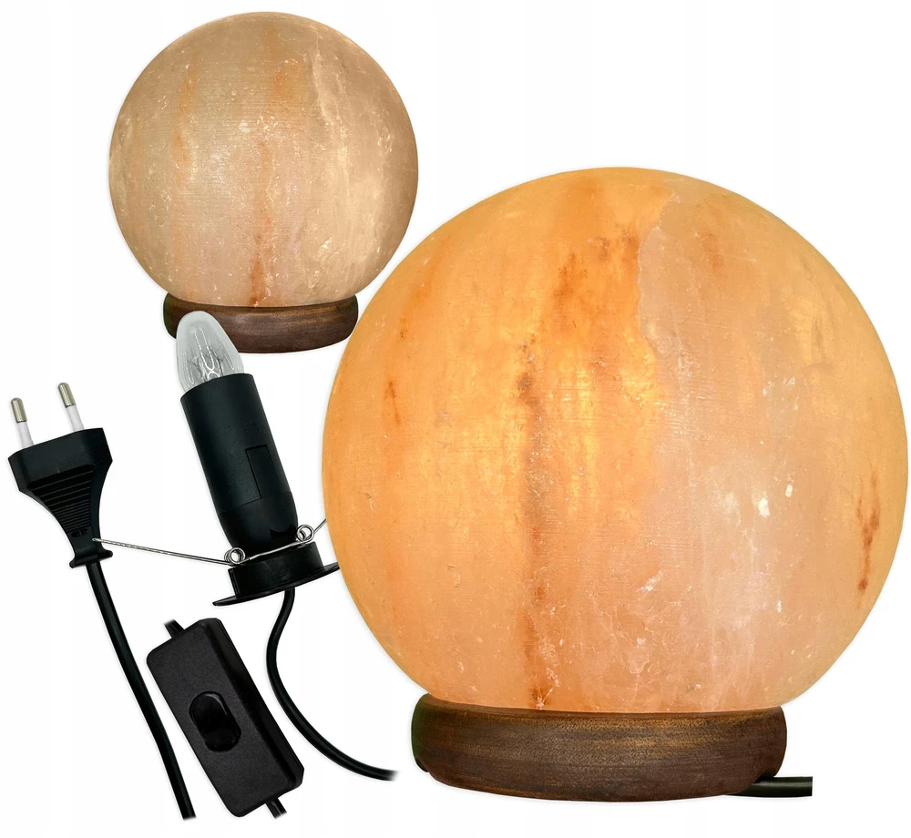 lampki solne Druskos kristalo lempa LampkiSolne, 3-4kg