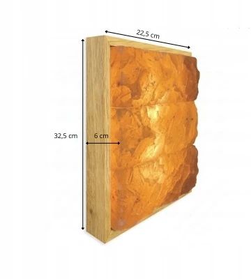 lampki solne Lampa solna Panel solny do Sauny Groty Solnej Sól Himalajska 22,5x32,5cm