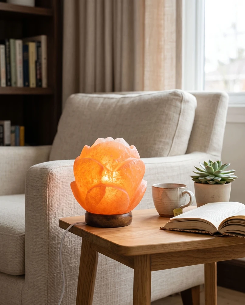 lampki solne LAMPA SOLNA sól Himalajska Rose JONIZATOR Lampka Naturalna bryła su SOLI