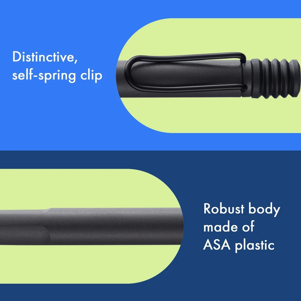 Lamy Safari matinės juodos spalvos rašiklis