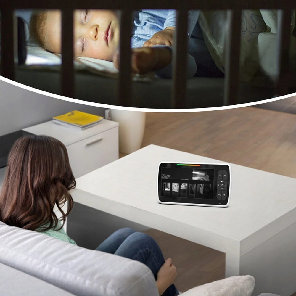 Landmed Elektroninis kūdikių monitorius su Live HD CAMERA VOX naktiniu režimu 355° PASUKIMAS