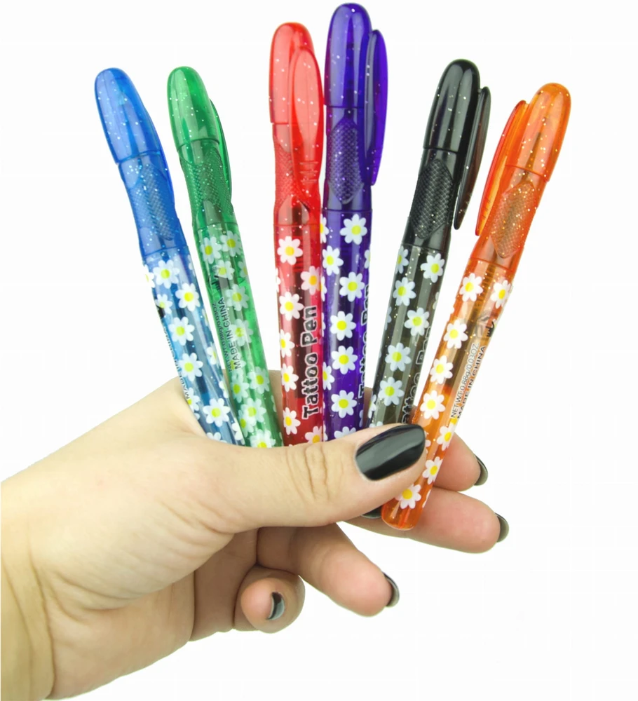 Landtoys GEL PENS CREATIVE TATTOO KIT TATTOO GEL PENS