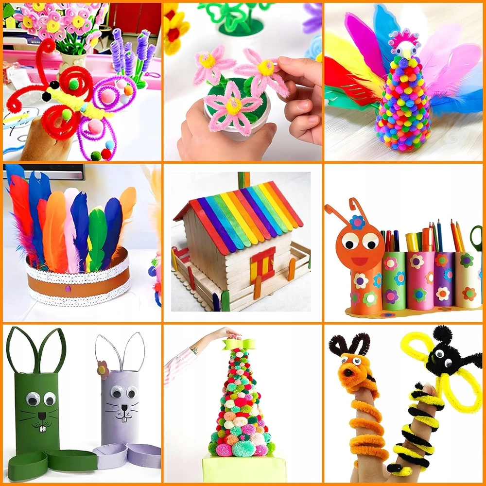 Landtoys LT542 KREATYWNY Rinkinys PLASTYCZNY XXL ARTYSTYCZNY RĘKODZIEŁO DLA DZIECI DIY