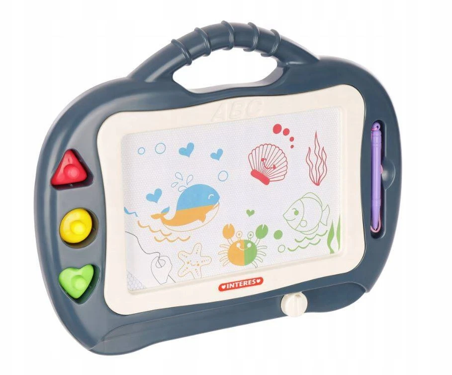 Landtoys MAGNETINĖ PLOKŠTA ZNICOPIS PIŠYTI IR RAŠYTI