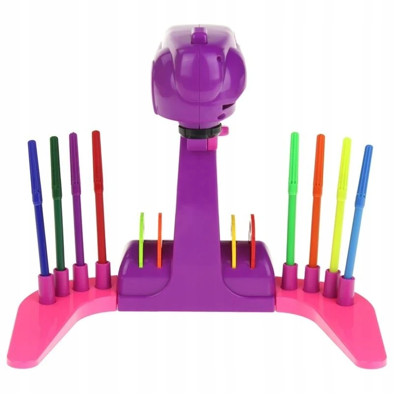 Landtoys MOKYMASIS PROJEKTORIUS PROJEKTORIUS MOKYMASIS PIEŠINIMAS VAIKAMS ROŽINIS