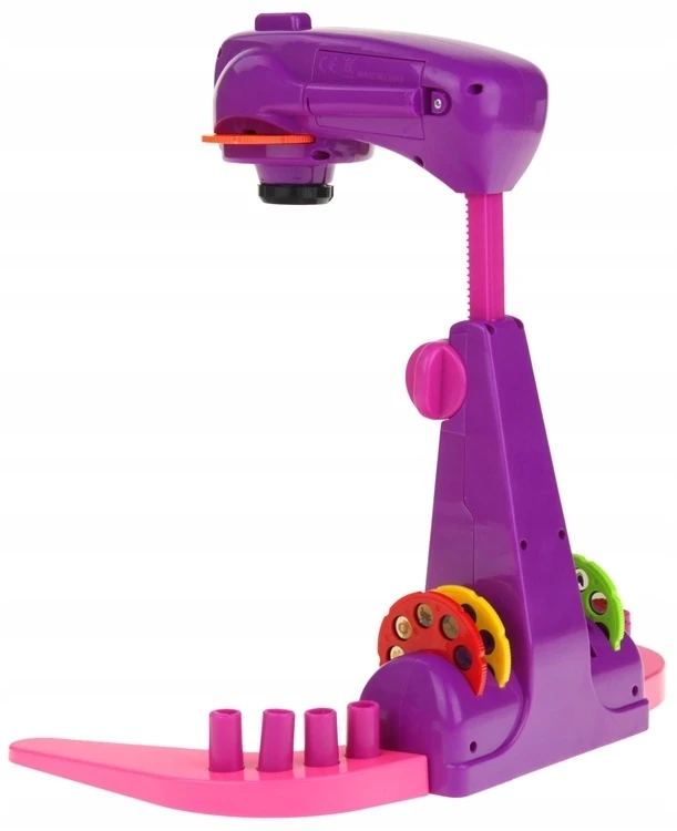 Landtoys MOKYMASIS PROJEKTORIUS PROJEKTORIUS MOKYMASIS PIEŠINIMAS VAIKAMS ROŽINIS
