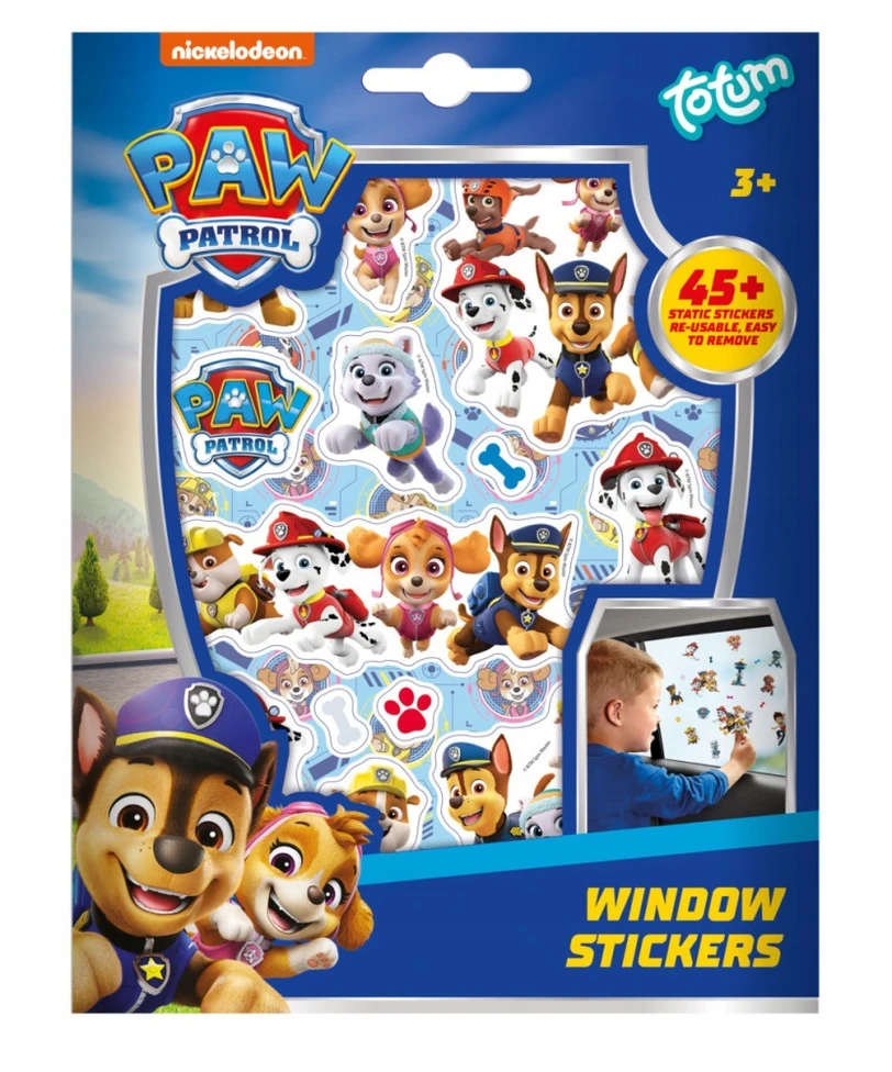 TOTUM Paw Patrol langų lipdukai, 720879