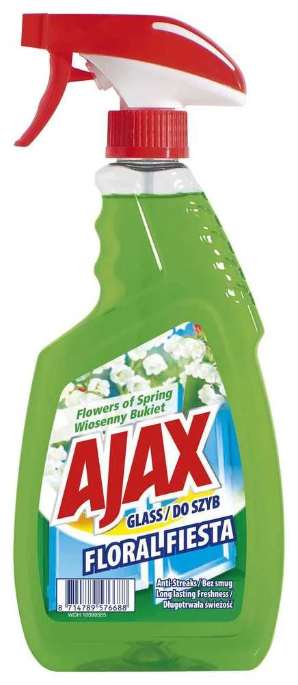 Stiklo valiklis Ajax Floral Fiesta, skystas, su purkštuku, 500ml