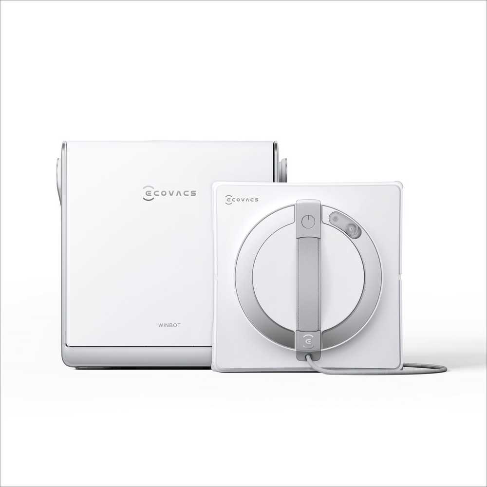 Langų valymo robotas Ecovacs Winbot W2 PRO OMNI, Baltas