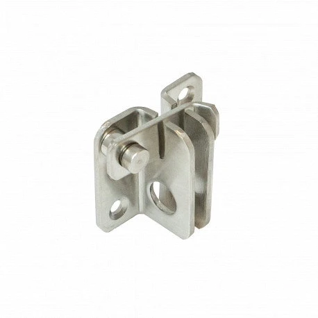 Lankstas su užraktu DMX ZZP 25, 75 x 25 x 25 x 1,5 mm, geltonai cinkuotas