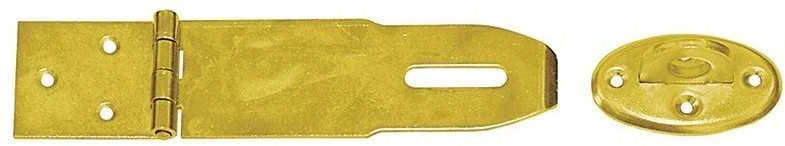 DMX Lankstas su užraktu ZZK 75, 175 x 75 x 55 x 2,0 mm, geltonai cinkuotas
