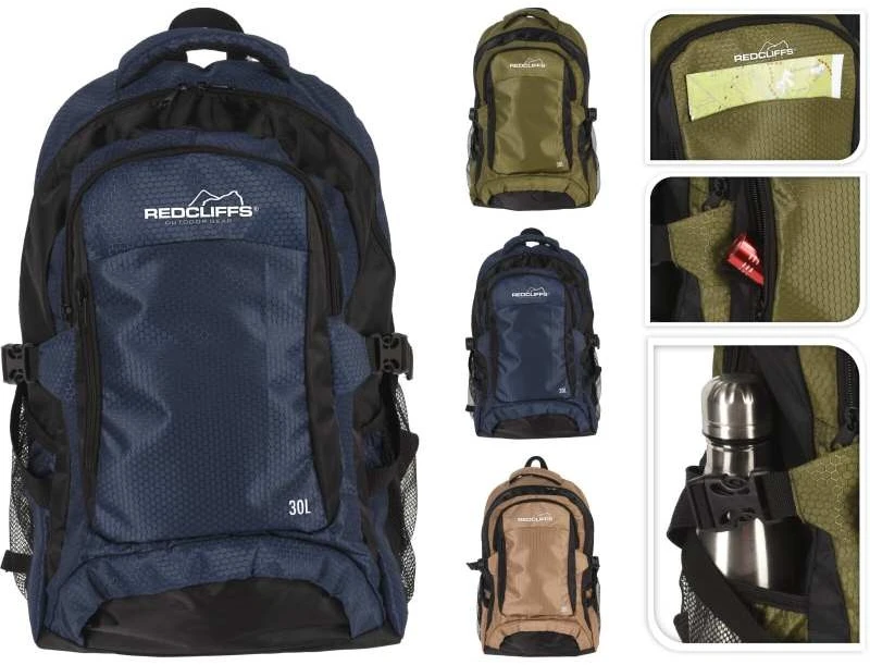 Lankstus kuprinės - Redcliffs - 30 L - Daugiavaidis - Išmatavimai: 3x29x41 cm - Unisex