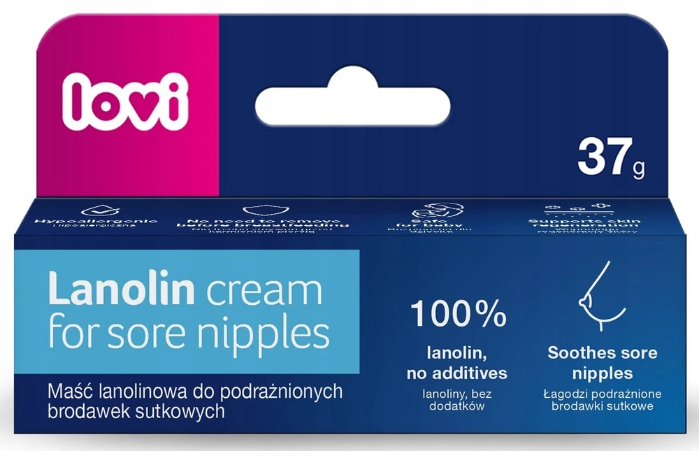 LOVI lanolino kremas spenialiams, 37g, 14/001