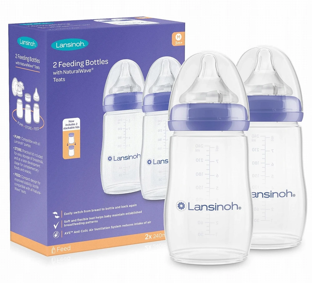 LANSINOH 240 ml maitinimo buteliukas