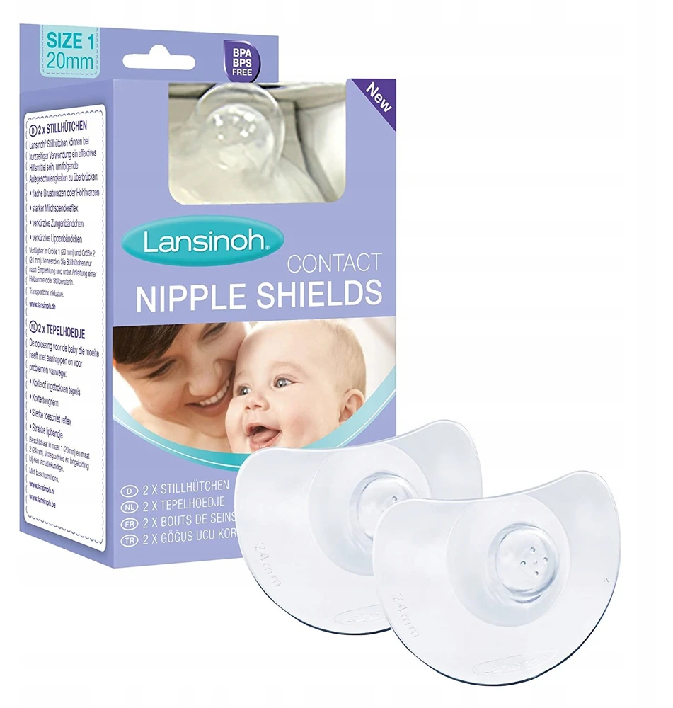 "Lansinoh"pagalbiniai maitinimo speneliai 20 mm 2vnt
