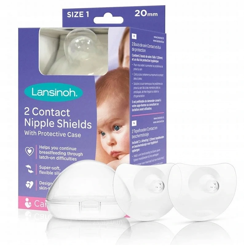 "Lansinoh"pagalbiniai maitinimo speneliai 20 mm 2vnt