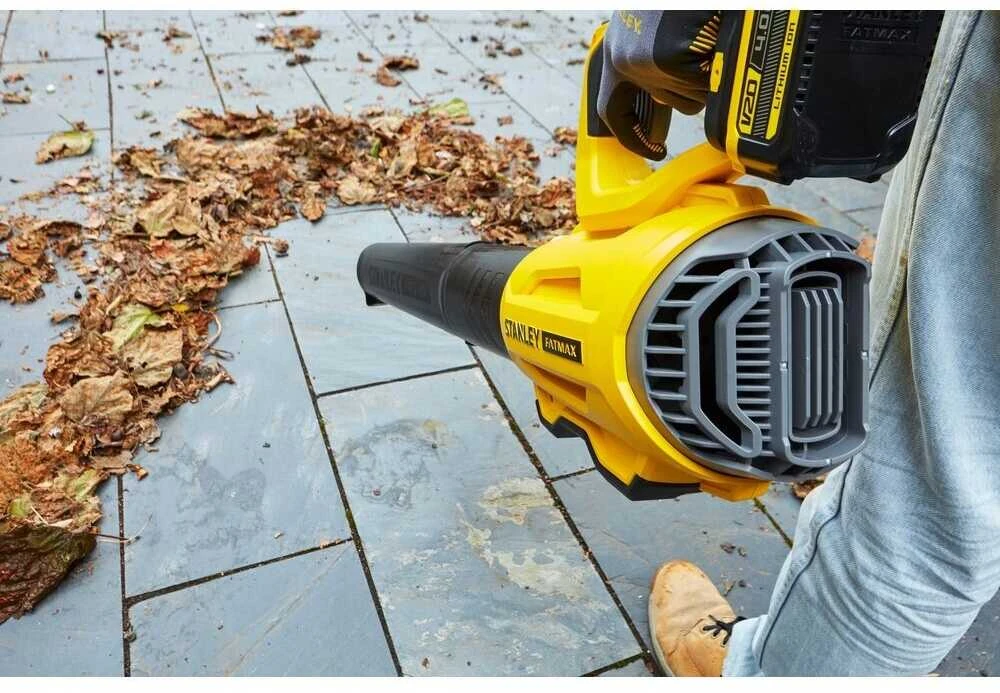 Akumuliatorinis lapų pūstuvas Stanley V20 SFMCBL730B; 18 V; (Be akumuliatoriaus ir pakrovėjo)