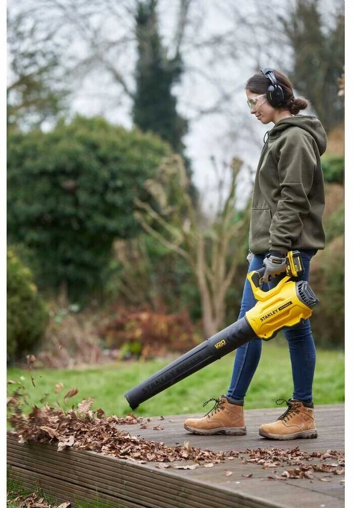 Akumuliatorinis lapų pūstuvas Stanley V20 SFMCBL730B; 18 V; (Be akumuliatoriaus ir pakrovėjo)