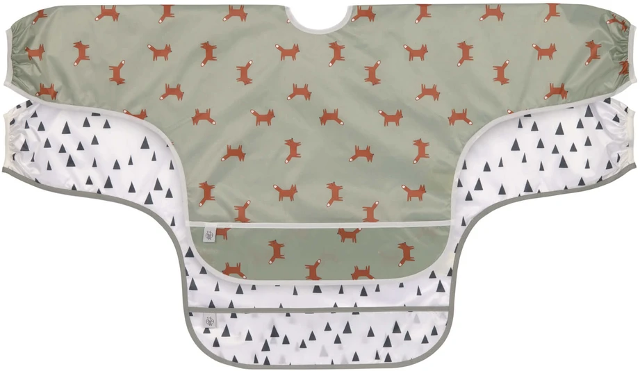 Lassig Little Forest Fox Rinkinys ilgomis rankovėmis seilinukai 6 mėn.+