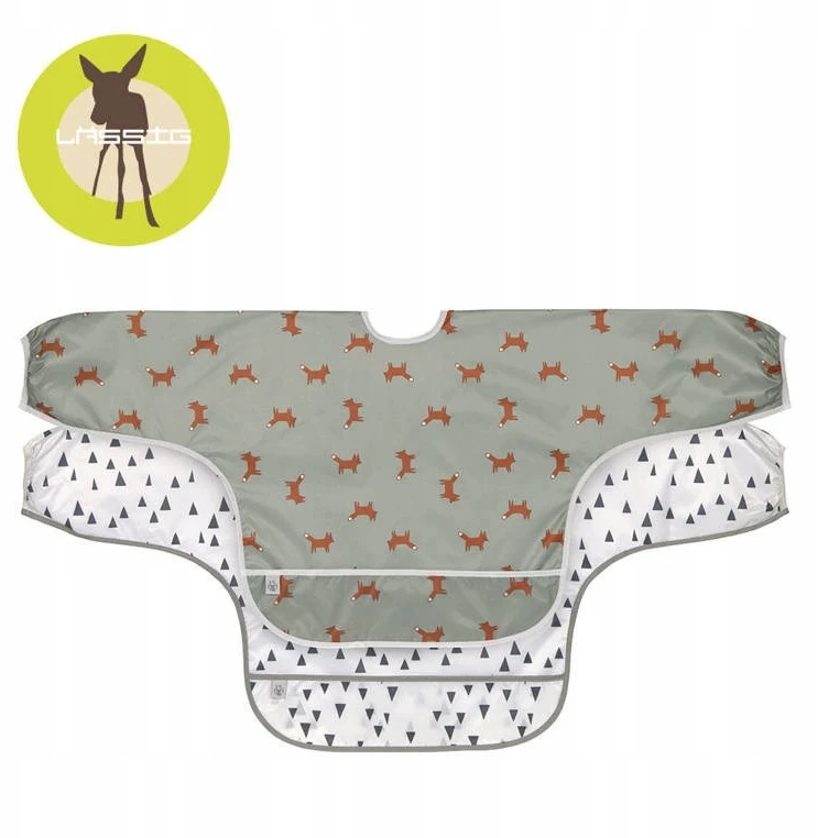 Lassig Little Forest Fox Rinkinys ilgomis rankovėmis seilinukai 6 mėn.+
