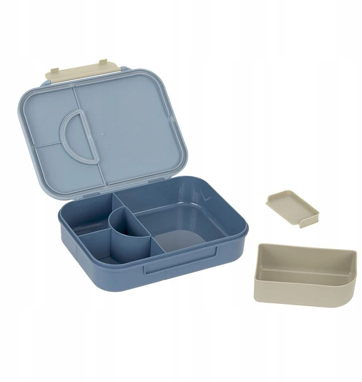 Lassig Bento Pattern Party Mėlyna/žalias su przegródkami