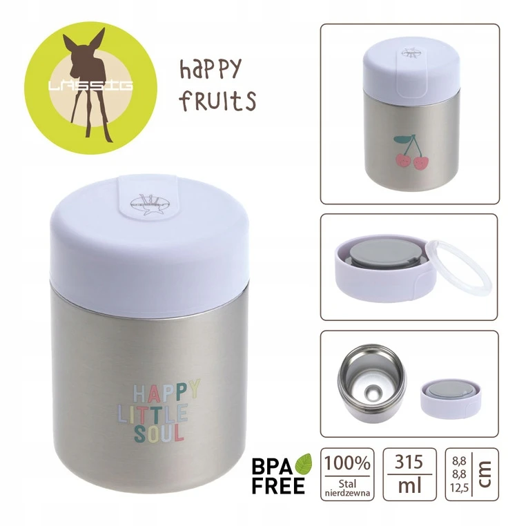 Lassig: pietų termosas 315 ml Happy Fruits Cherry 13100242007