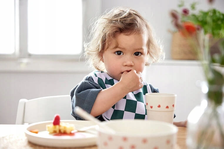 Lassig vaikiškų indų rinkinys Lėkštė, Dubuo, Puodelis, Šaukštas Happy Rascals